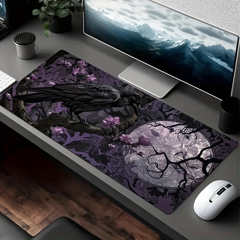 Tradescantia Purple - Tapis de souris Gothic Raven Moonlight