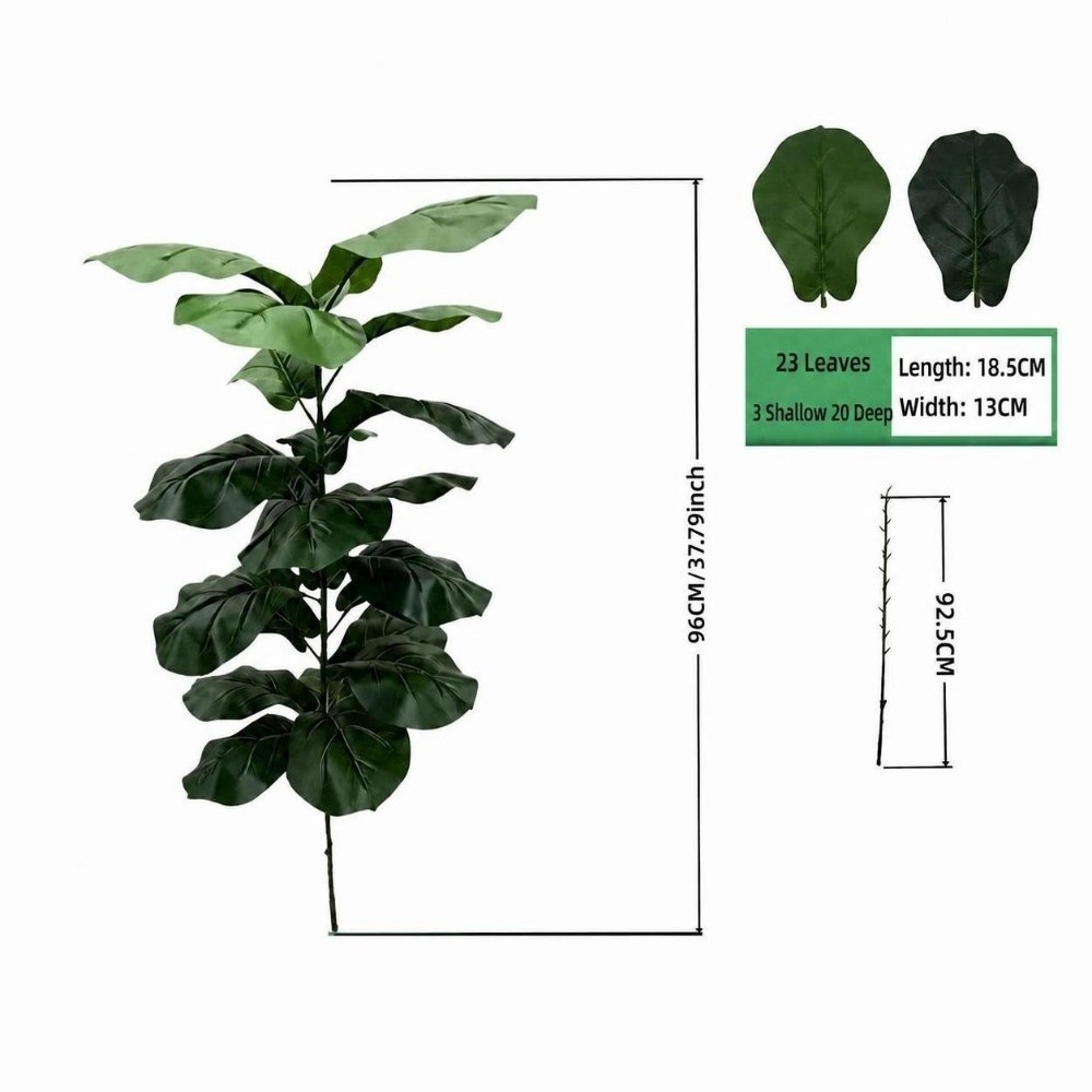 Ficus Lyrata Tree - 9/15/23 Feuilles de Ficus Lyrata Artificiel,