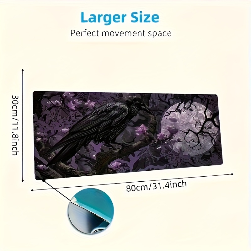 Tapis de souris Gothic Raven M - Tradescantia Purple avis et prix