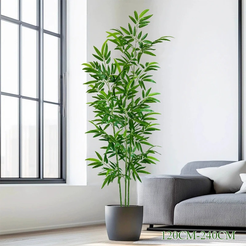 Bambou artificiel vert, indémo - Ficus Lyrata Tree avis et prix
