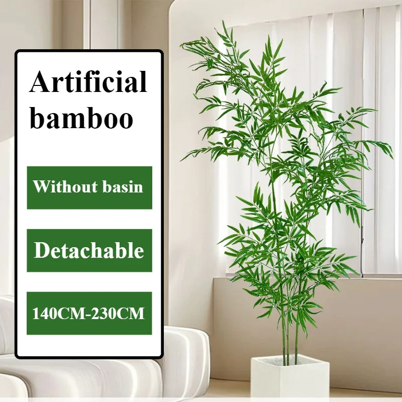 Grand bambou vert artificiel,  - Ficus Lyrata Tree avis et prix
