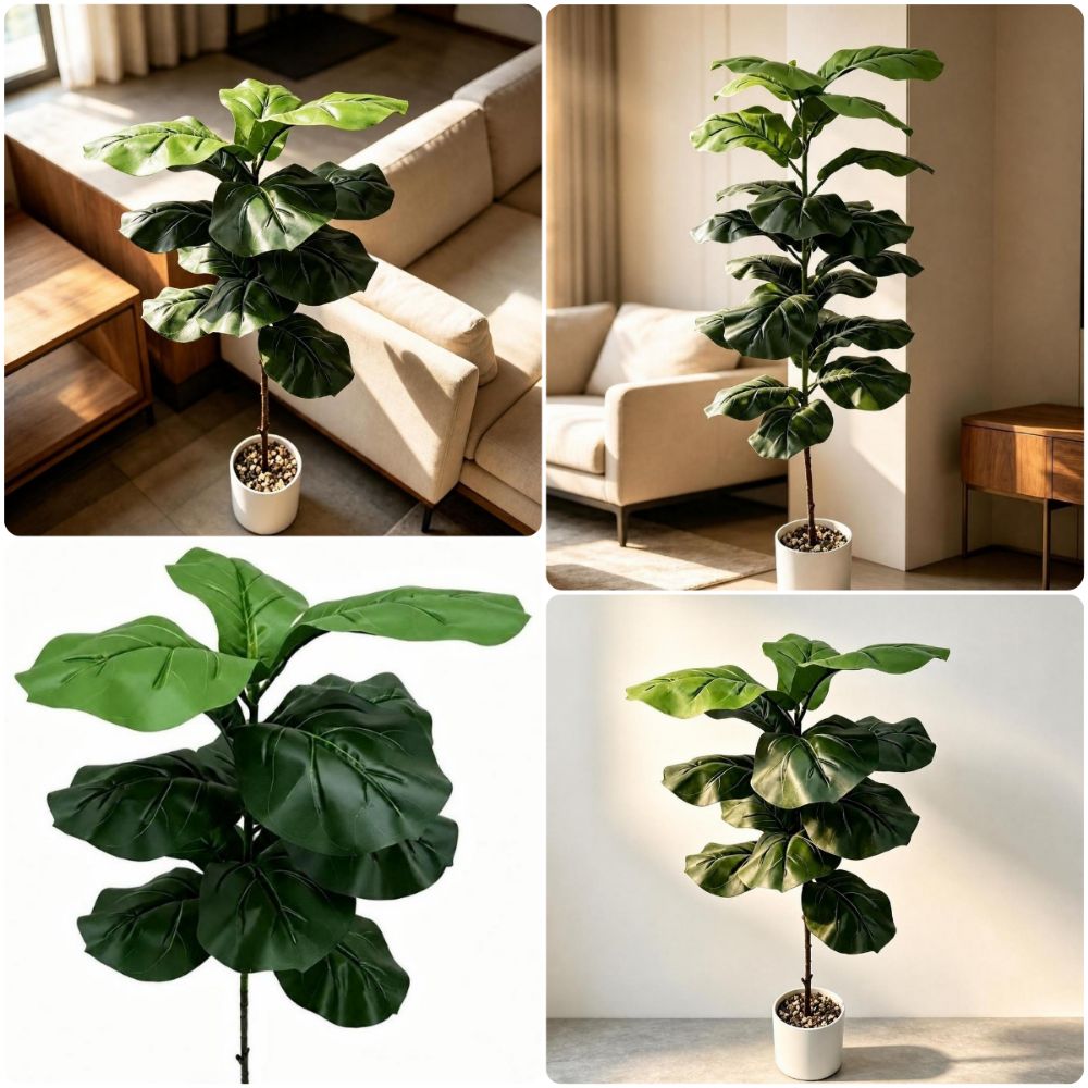 9/15/23 Feuilles de Ficus Lyra - Ficus Lyrata Tree avis et prix
