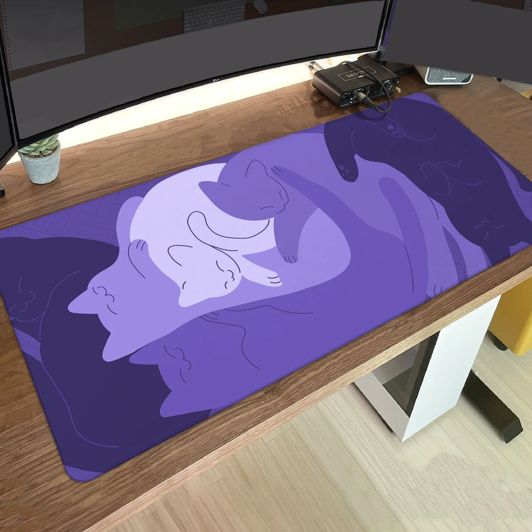 Tapis de bureau chat violet ta - Tradescantia Purple avis et prix